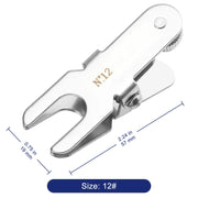 Stainless Steel Spherical Pinch Clamp, Size 12–28 Labasics