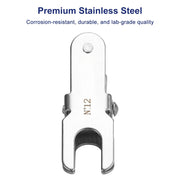 Stainless Steel Spherical Pinch Clamp, Size 12–28 Labasics