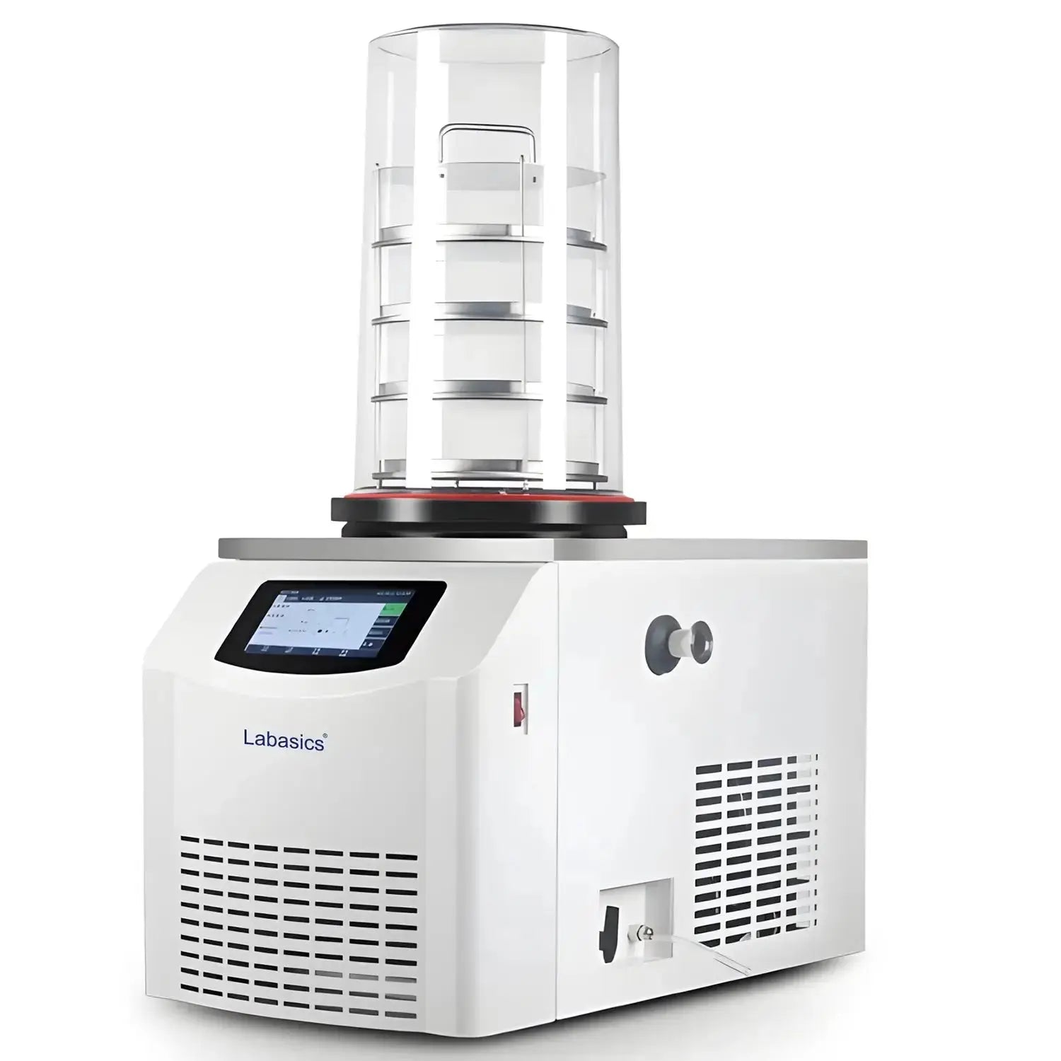 Benchtop freeze dryer with -60°C cold trap
