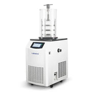 Vertical freeze dryer with Gland Type configuration and 4 kg water capacity