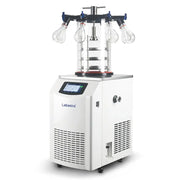 Vertical freeze dryer with Multi-Manifold Gland Type configuration and 4 kg water capacity