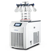 Vertical freeze dryer with Multi-Manifold Gland Type configuration and 6 kg water capacity