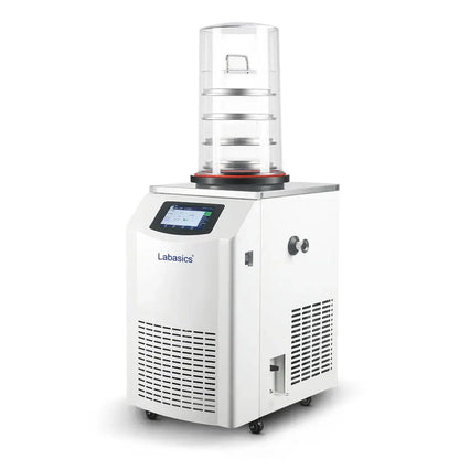 Vertical freeze dryer with Standard Type configuration and 4 kg water capacity