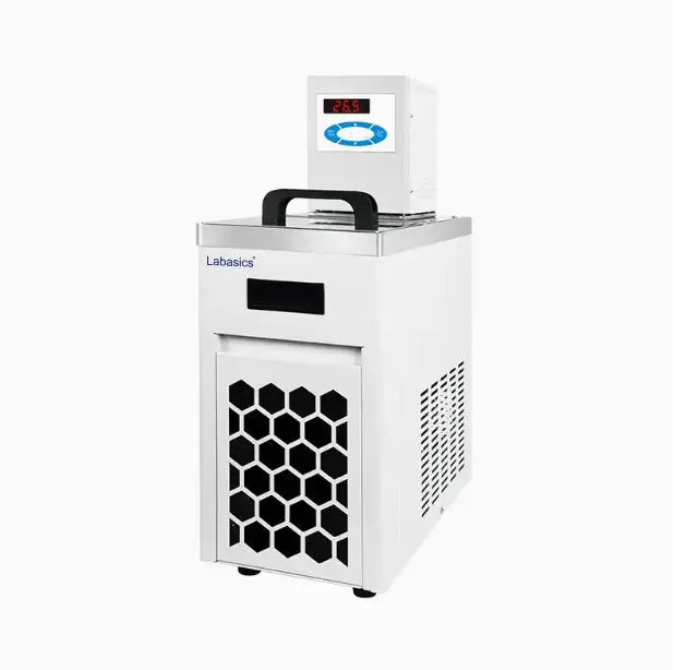 Vertical high-low temperature bath with internal/external circulation and digital chiller