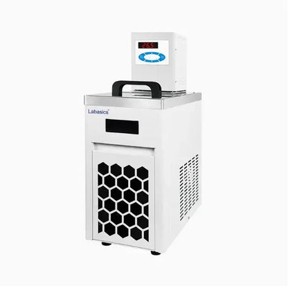 Vertical high-low temperature bath with internal/external circulation and digital chiller
