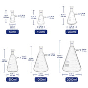 Filtering Flask, 24/40 Joint, 50-1000 ml Labasics