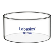 Crystallizing dish, 100 mL, no spout, borosilicate glass, flat bottom design, heat-resistant up to 250°C, for evaporation and crystallization
