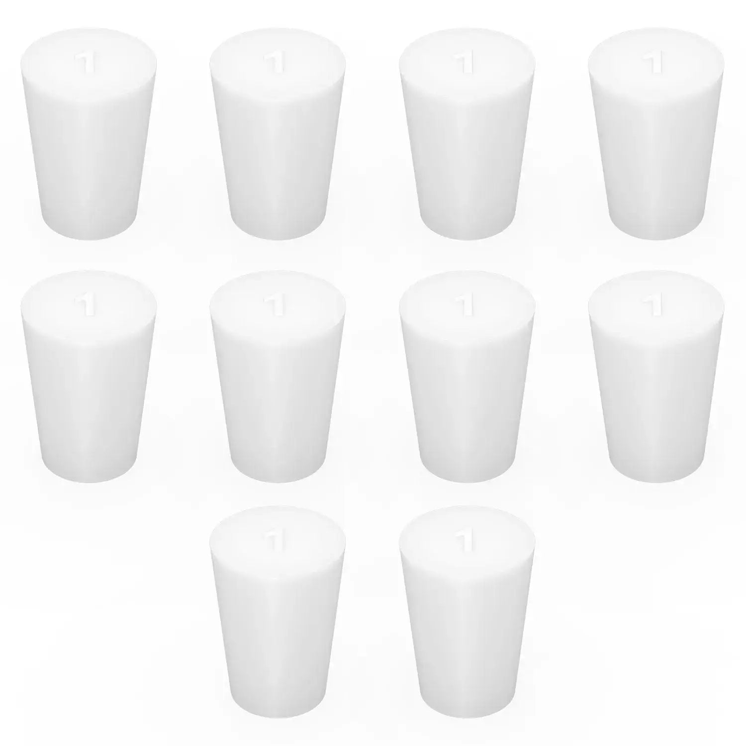 Solid Silicon Stoppers,10 pack Labasics