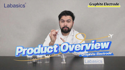 Graphite Rod Electrode, 99.99% Purity, 6 x 90 mm