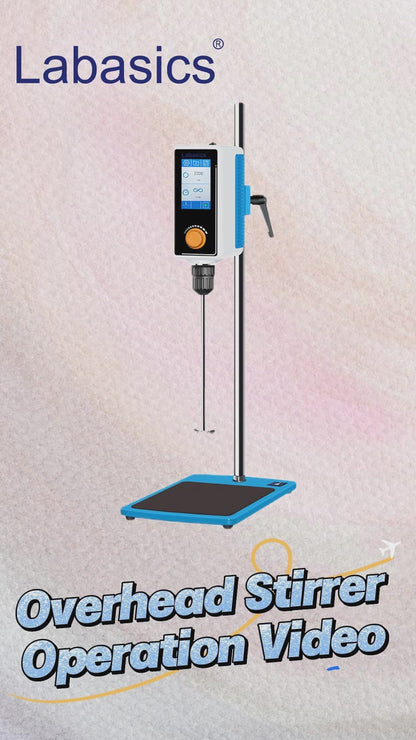 Intelligent Lab Overhead Stirrer, 30-2200 RPM, 20-100L Large Capacity Mixer