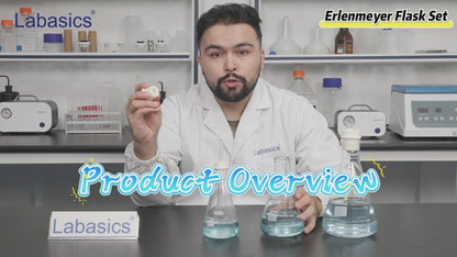 Erlenmeyer Flask with Glass Stopper, 24/40 Joint, 250-1000 ml
