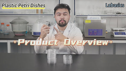 Plastic Petri Dishes, 10 Packs, 1-4 Compartments