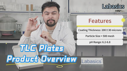 Glass Backed TLC Plates, 80-Pack