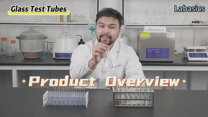 Glass Round Bottom Test Tubes, 12 mm OD X 75 mm Length