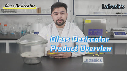 Glass Desiccator, 180-300 mm Inner Diameter