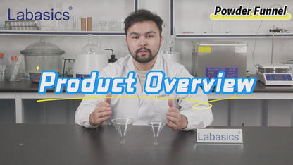 Glass Powder Funnel, 22 mm Stem Length