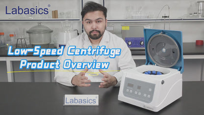Low-Speed Digital Centrifuge, 4000 RPM Max Speed, 1780xg Max Centrifugal Force, Angle Rotor