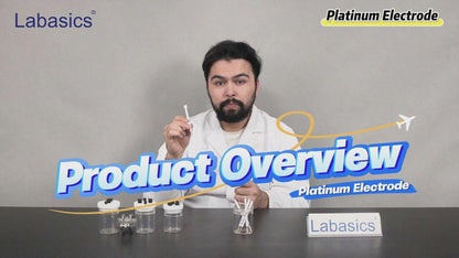 Platinum Wire Electrode, 99.99% Purity, 0.5 x 37 mm