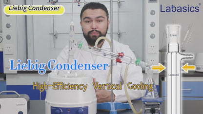 Glass Liebig Condenser, 24/40 Joint Jacket Length
