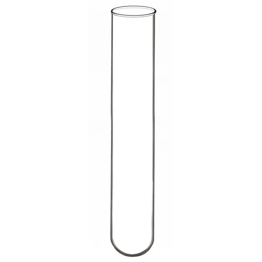 15 Pack Borosilicate Glass Round Bottom Test Tubes, 30 mm OD X 165 mm Length