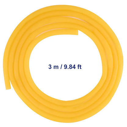 Amber Natural Rubber Tube, 7/16 inch (12 mm) OD 5/16 inch (8 mm) ID, 1/3/5 m Labasics