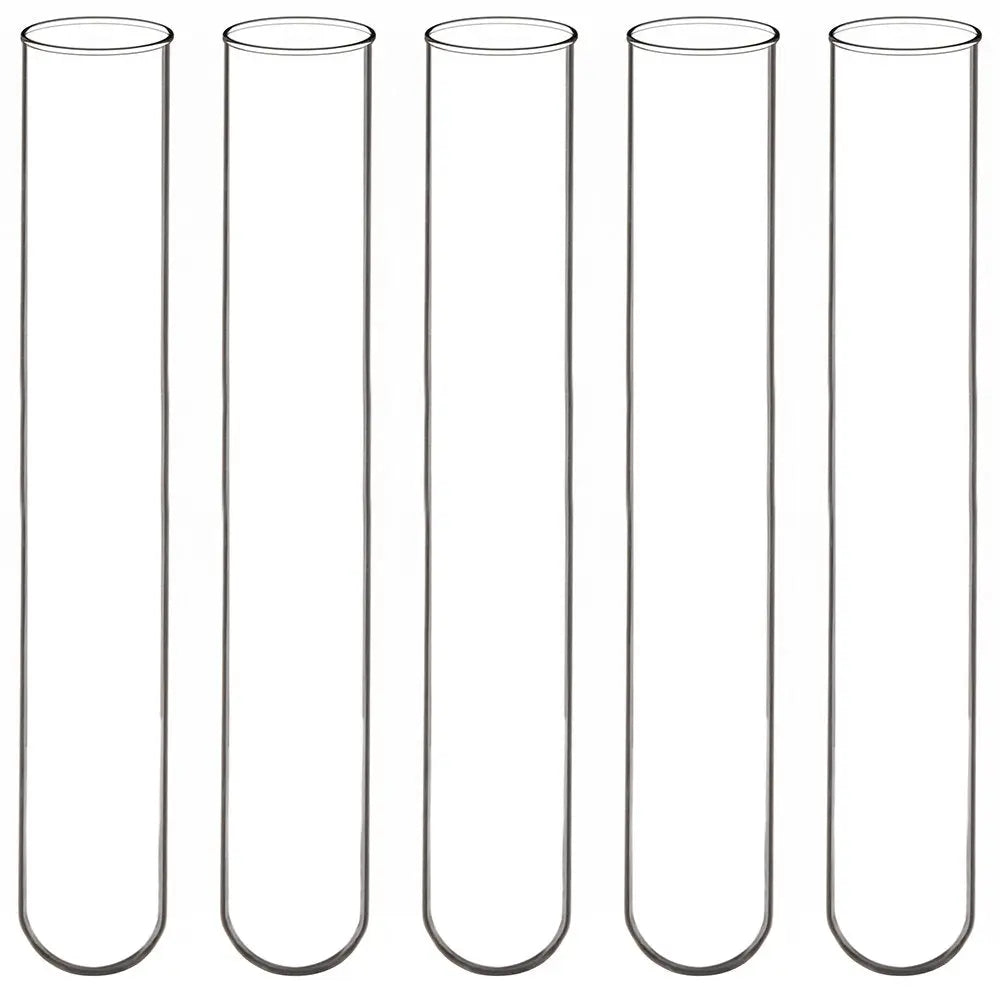 Borosilicate Glass Round Bottom Test Tubes, 12 mm OD X 75 mm Length