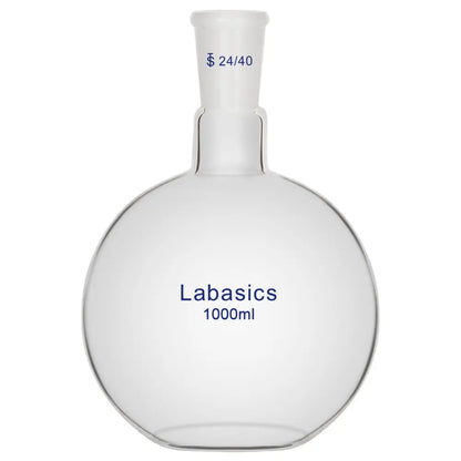 Glass Flat Bottom Flask, 24/40 Standard Taper Outer Joint, 50-2000 mL Labasics