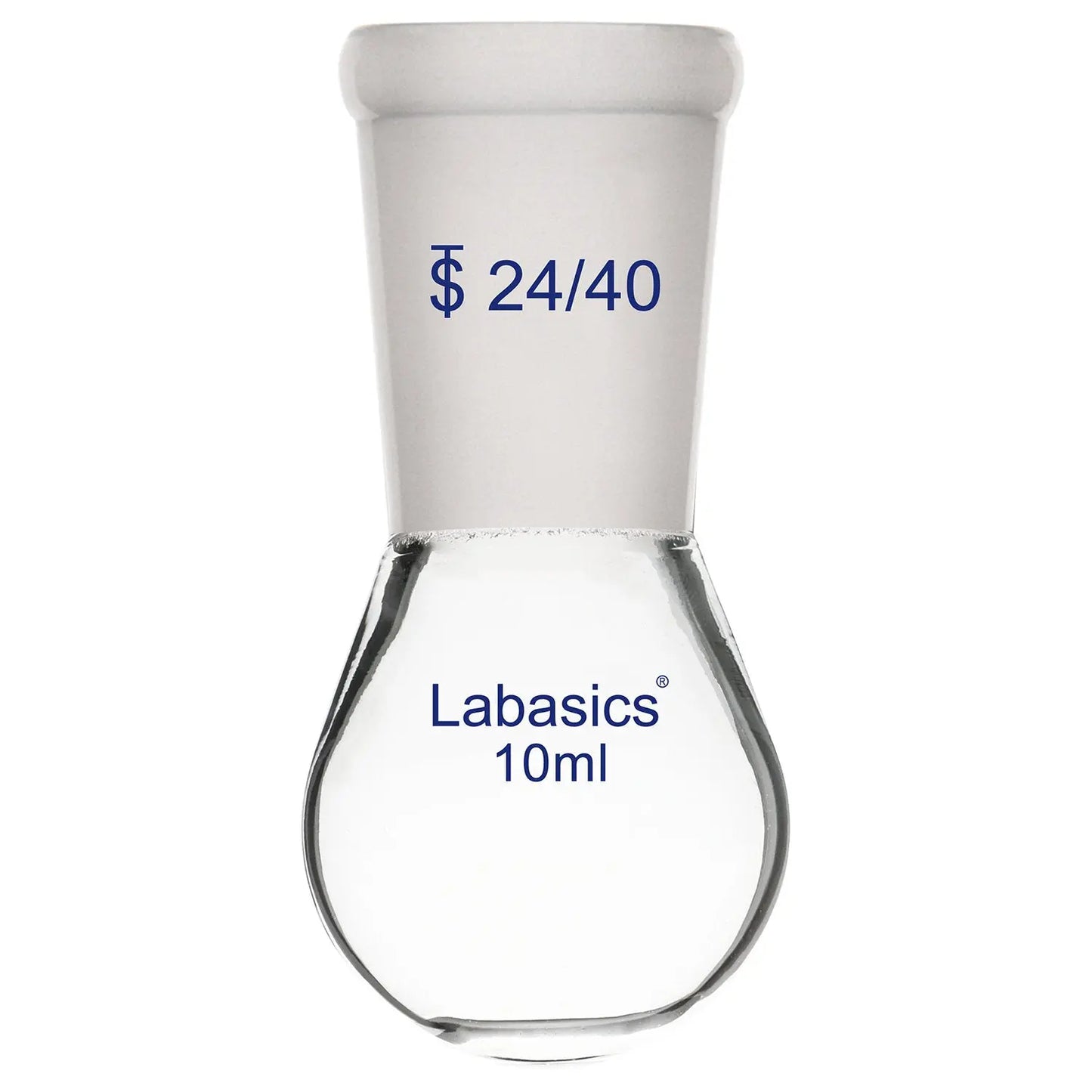 Borosilicate Glass Single Neck Recovery Flask Rotary Evaporator Round Bottom Flask, with 24/40 Outer Joint Labasics
