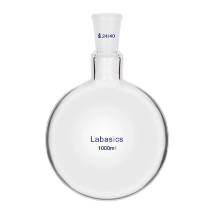 Glass Round Bottom Flask, 24/40 Standard Taper Outer Joint, 50-2000 mL Labasics