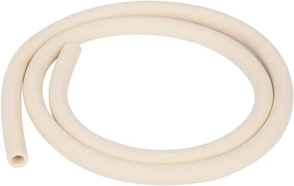 Vacuum Rubber Tubing, 12 mm (15/32'') OD 8 mm (5/16'') ID Natural Rubber Tube for Vacuum, 8 x 12 mm (5/16'' x 15/32'') Fitting on Labasics Glassware Labware