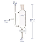 Water Oil Receiver Separator, 250 mL Labasics