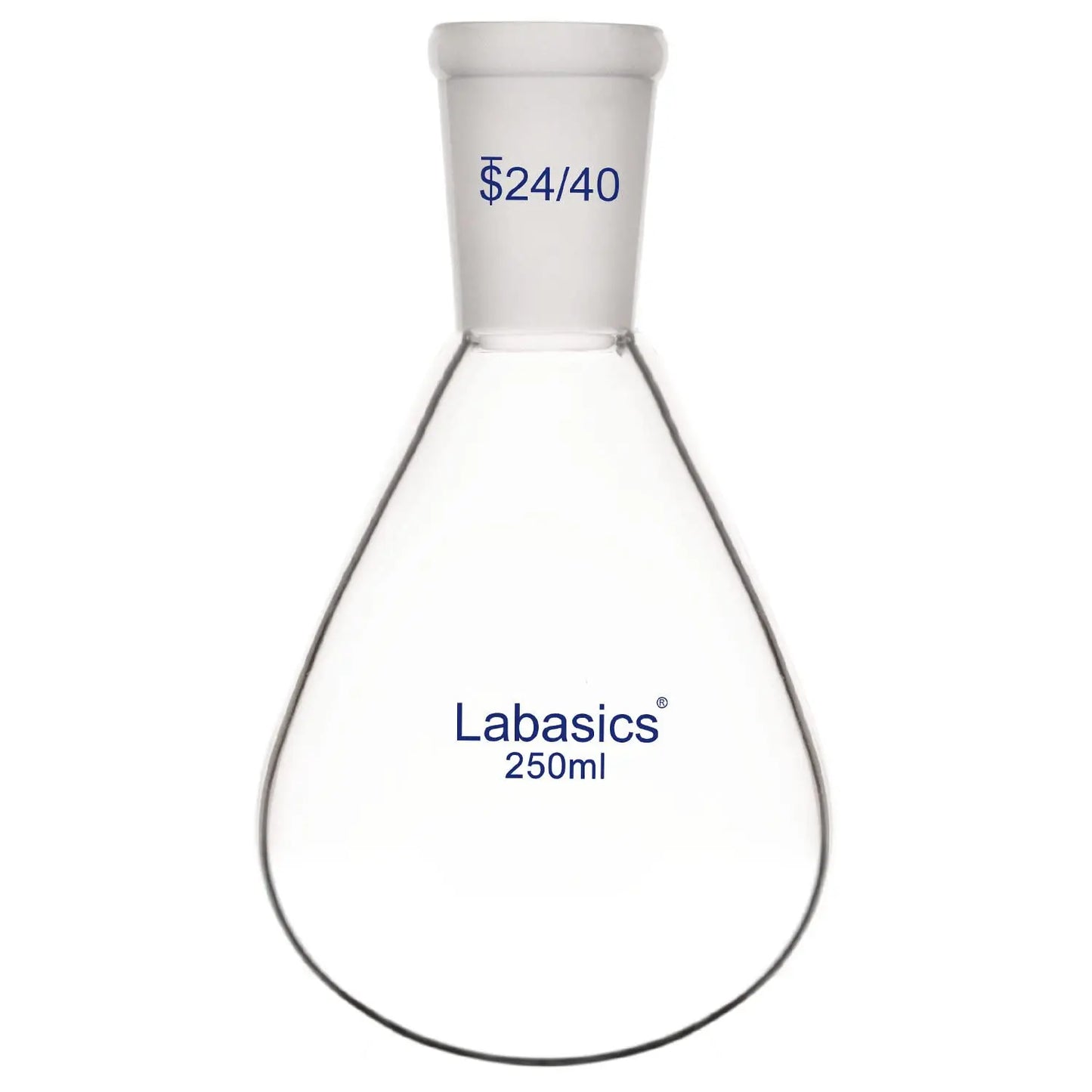 Borosilicate Glass Single Neck Recovery Flask Rotary Evaporator Round Bottom Flask, with 24/40 Outer Joint Labasics