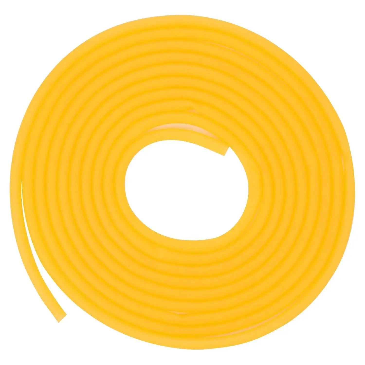 Amber rubber tubing, 9 mm × 6 mm latex tubing, flexible and stretchable, 5 meter continuous length for lab, medical, and transfer applications