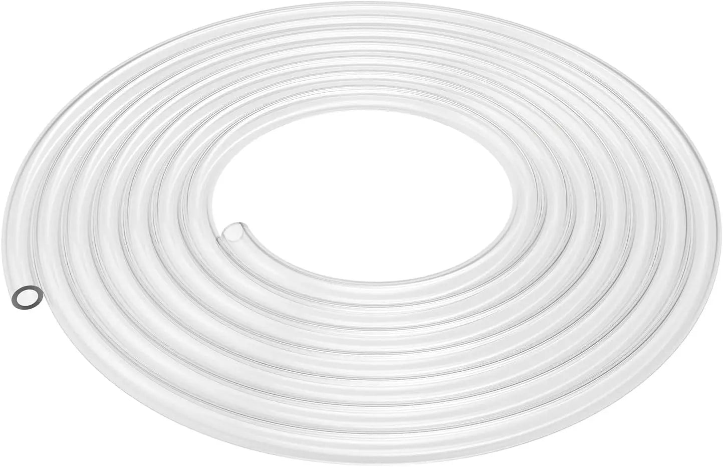 Silicone Tubing, High Temp Food Grade Pure Silicone Tubing Natural Silicone Tube 3/8 inch (9 mm) OD 1/4 inch (6 mm) ID, Highly Elastic and Strong