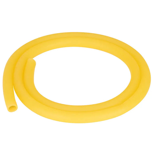 Amber rubber tubing, natural latex, 12 mm outer diameter, 8 mm inner diameter, 1 meter length, flexible lab tubing for fluid transfer and general applications