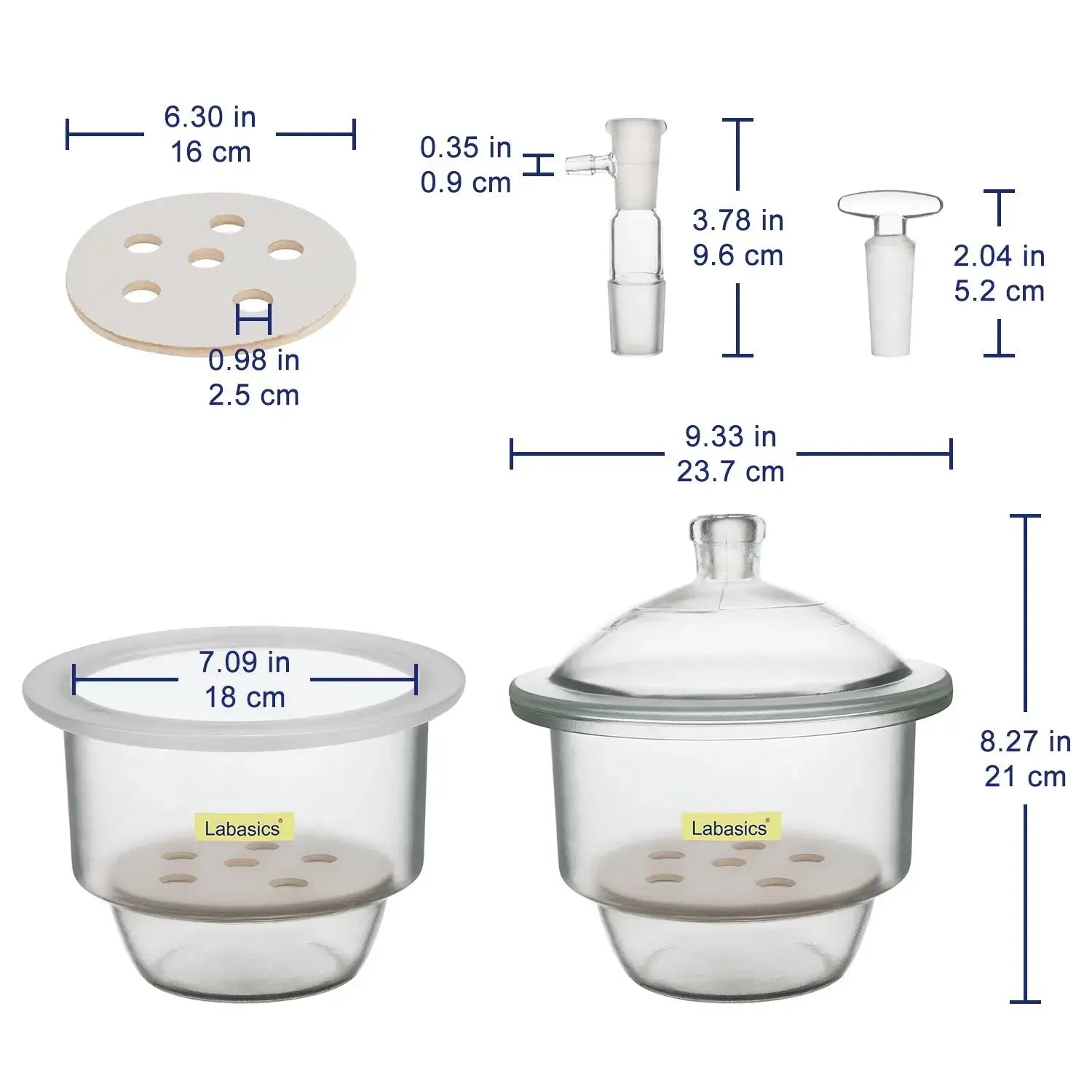 Glass Lab Vacuum Desiccator - Labasics – Labasics shop