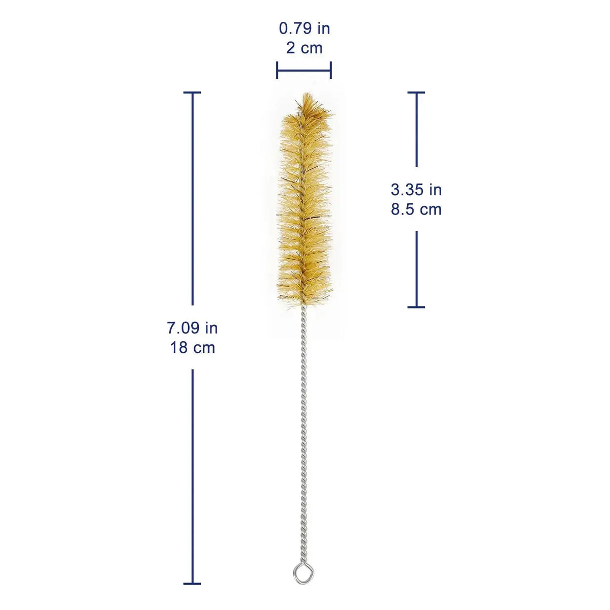 10 Pack Bristle Test Tube Bottle Wash Cleaning Brushes Labasics